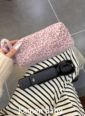 大疆pocket3收纳包可爱豹纹手提保护收纳袋防撞防摔便携ccd相机包