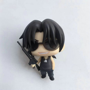 正版日单散货 笔记重启叁 蚊香眼小手办黑瞎子解雨臣玩偶公仔摆件