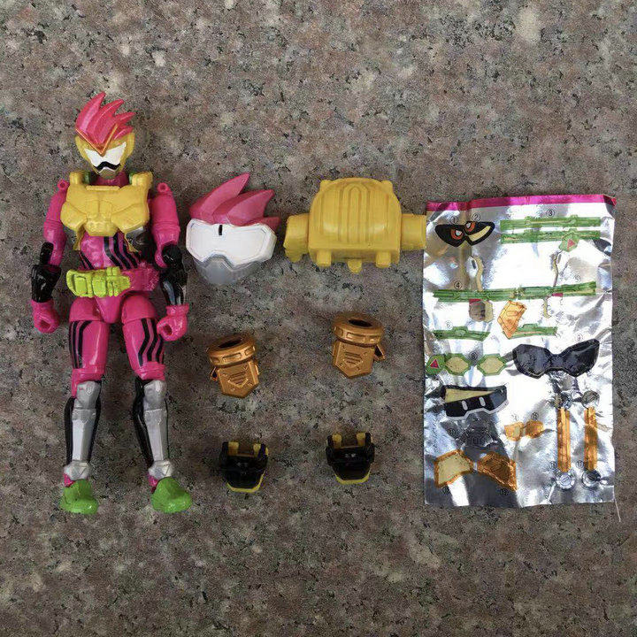 正版散货 假面骑士EXAID双子星 装动掌动食玩可动人偶摆件现货