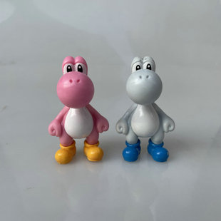 正版散货 超级玩具玛丽 耀西公仔 挂件锁匙扣蛋糕摆件模型现货