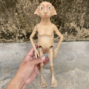 正版散货 哈利公仔玩偶波特 家养小精灵多比可动手办收藏摆件模型