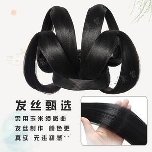 汉服假发包古古装一体式懒人可变百搭款仙女古风发髻魏晋唐风发包