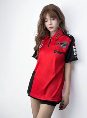 DUCATI杜卡迪GP26款速干POLO衫透气吸汗摩托车短袖男女迪亚多纳