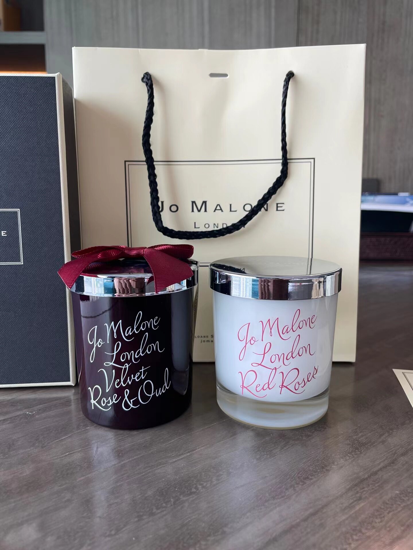 jomalone祖马龙香薰蜡烛蓝风铃英国梨祖玛珑室内香氛200g礼盒装