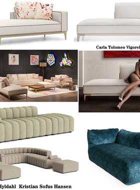 2024年8款Antonio Citterio小户午睡沙发床Tommy Hyldahl兰博基尼