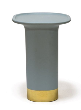 Matteo Zorzenoni 四款玻璃钢SUNE茶几钢脚花瓶镀金大理石角边几