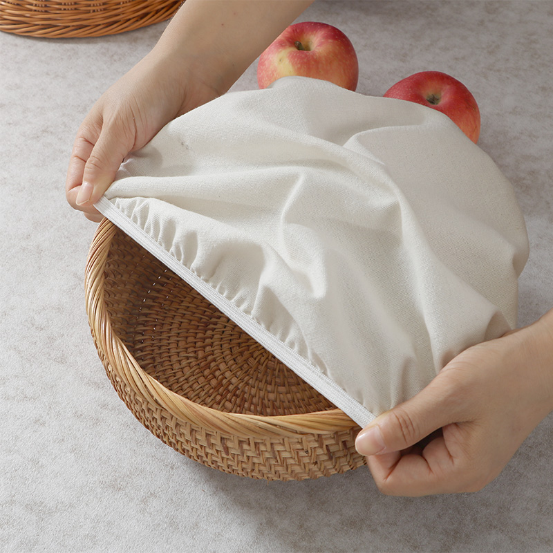 厨房防尘盖巾馒头菜汤盖防虫罩子