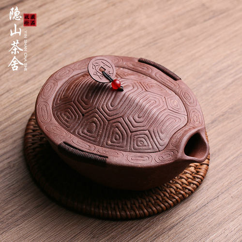 宜兴原矿紫砂壶富甲一方手抓壶