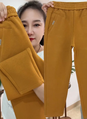 高腰洋气显瘦百搭直筒九分哈伦裤