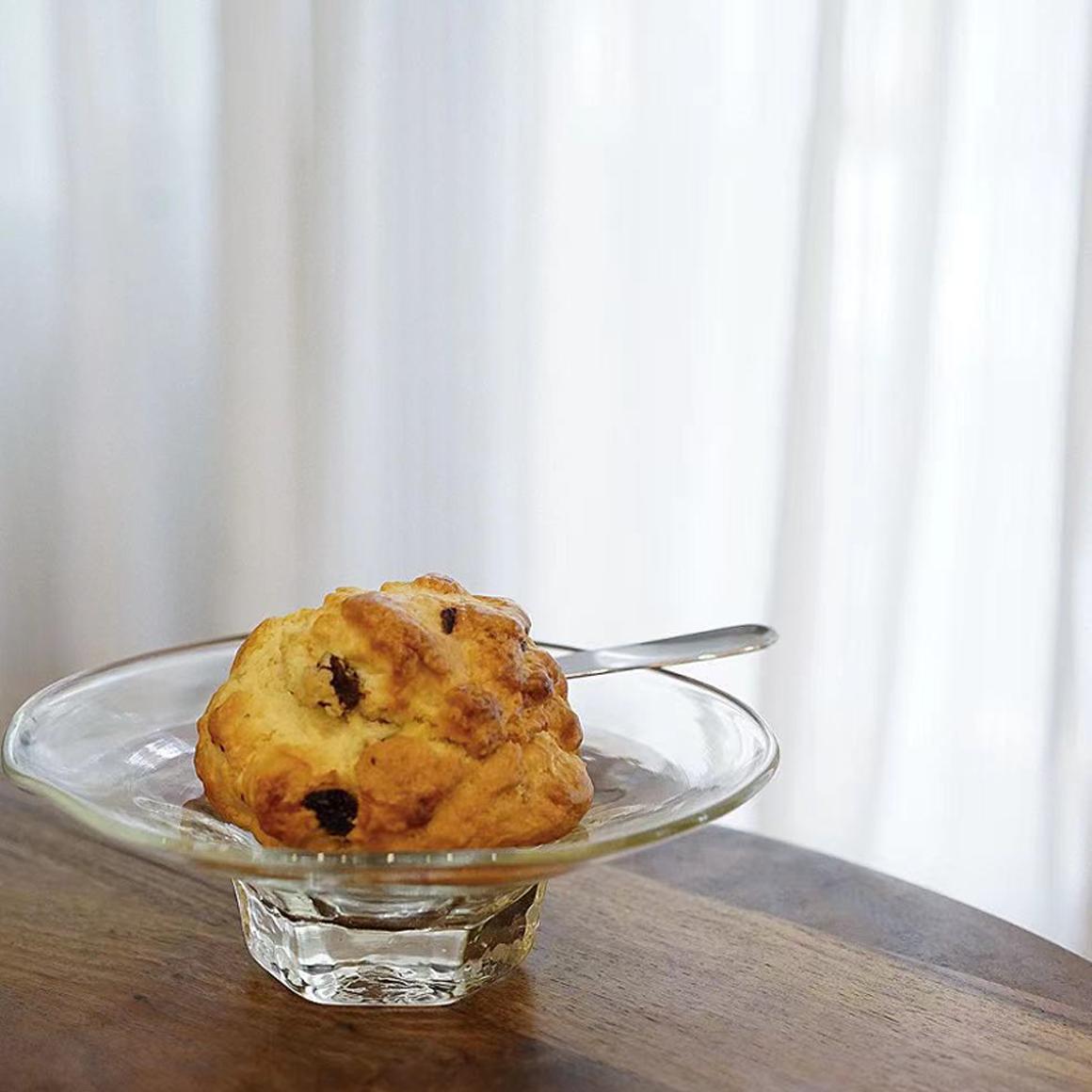 有盐/小甜点提子干松饼