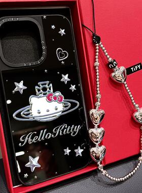 C家土星西太后KT猫适用iphone15手机壳14promax苹果13pro保护套12/16镜面MagSafe磁吸17少女15plus新款