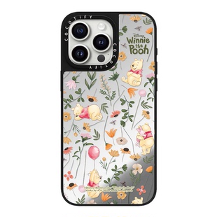 华强北C家winnie小熊维尼适用iphone15手机壳14pro苹果13promax镜面17保护套16跳跳虎MagSafe磁吸12可爱