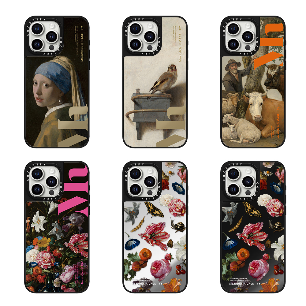 C家磁吸MagSafe海牙博物馆适用iphone16手机壳15promax苹果14pro戴珍珠耳环的少女13复古12艺术plus17