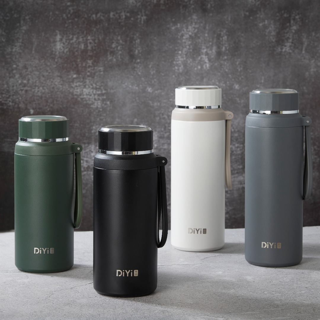 2025新品帝怡休闲商务泡茶保温杯手提随手杯办公室便携水杯子