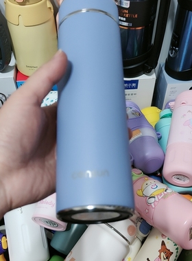 先行泡茶直杯紫色 500毫升 一体无缝