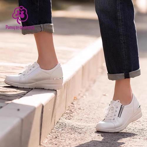 Pansy盼喜日本女鞋绑带厚