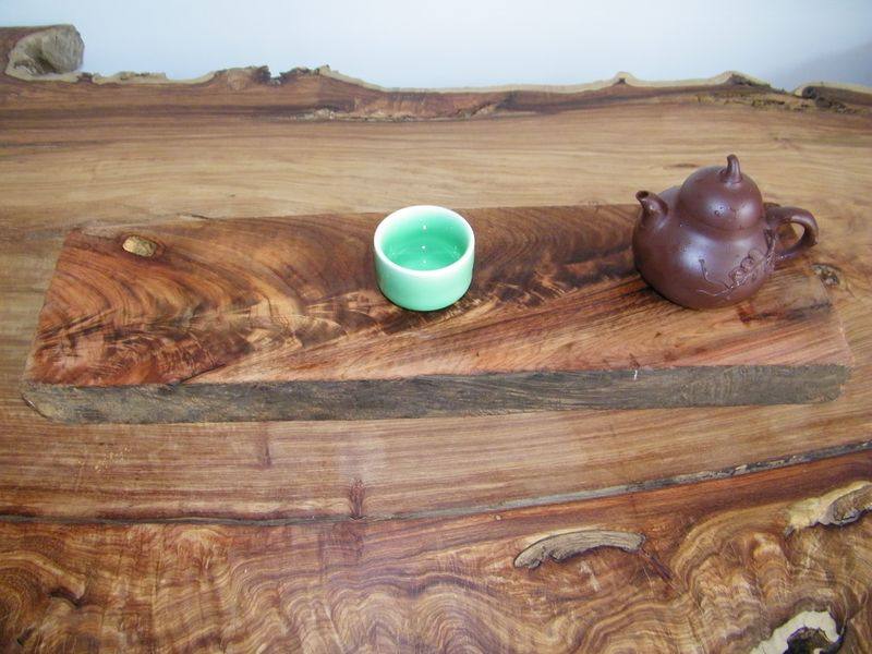 缅甸花梨变异料凤尾纹干泡茶台茶壶茶杯底座弹弓贴片diy盘鹰轮H