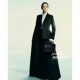 坠地长裙修身 套装 黑色西装 时尚 高端定制迪丽热巴同款 气质高腰 经典