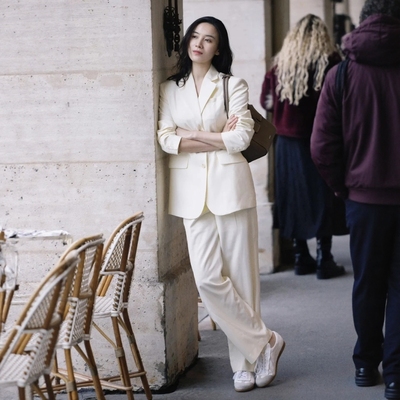 西装套裤精英干练通勤职业正装女