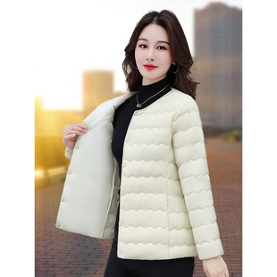 短款 轻薄保暖羽绒棉服女士新款 内穿外搭棉衣棉袄 休闲时尚 明星同款