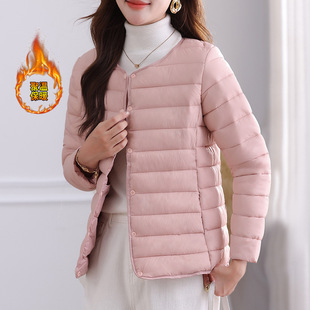 时尚 新款 洋气棉衣保暖夹棉棉服上衣 轻薄小棉袄女短款 明星同款