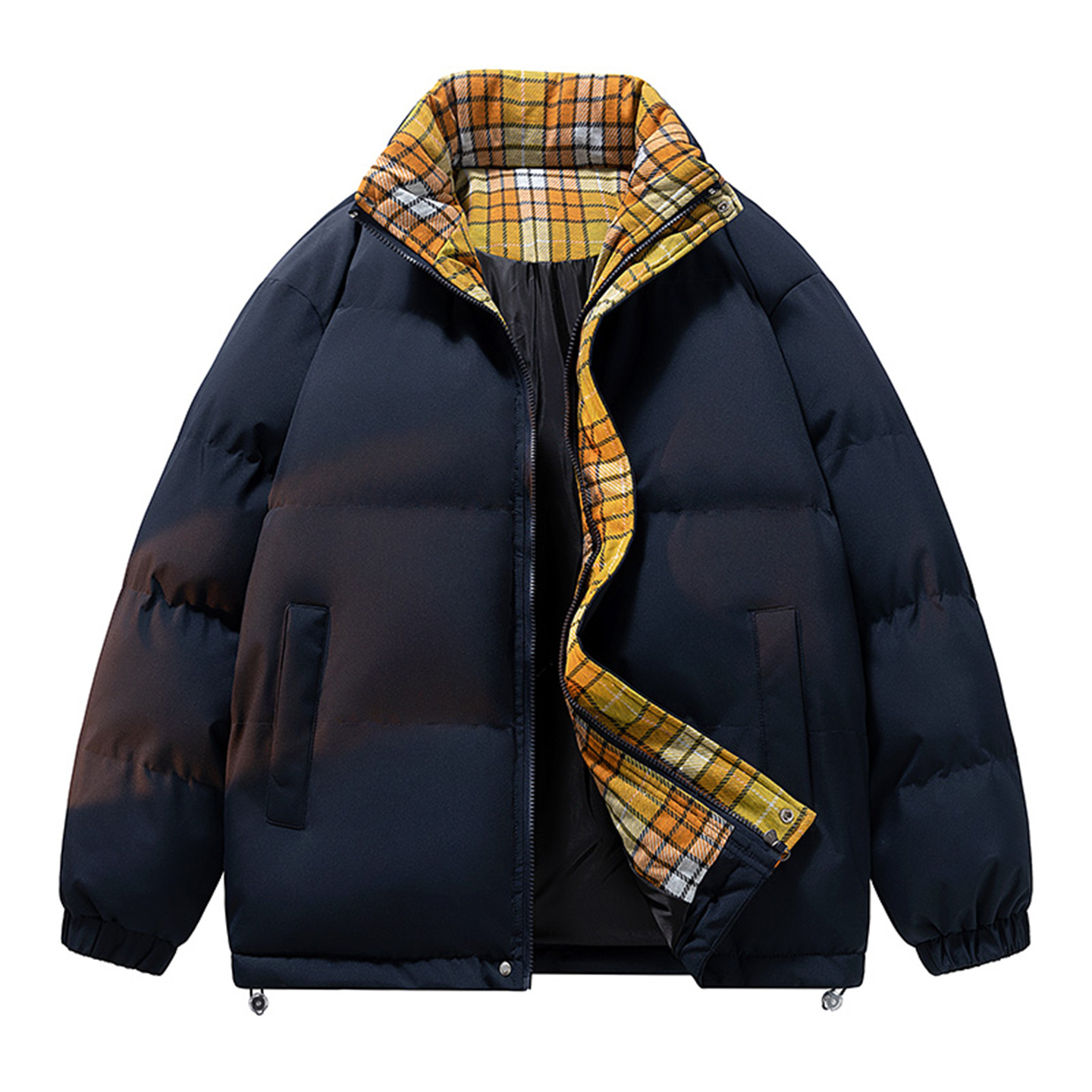 大牌高端季新款羽绒棉服男孩高中初中学生青少年大童装加厚棉袄子