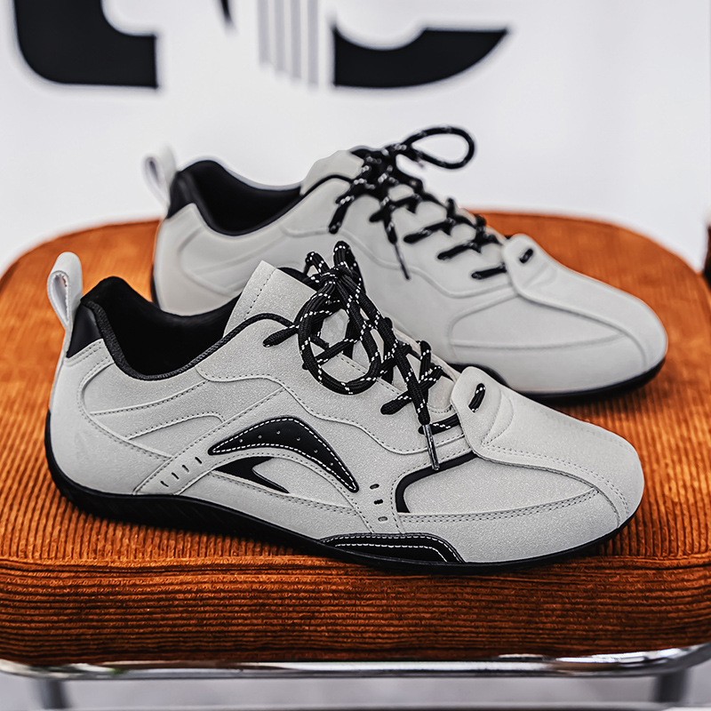 欧洲站男鞋新款户外平底耐磨运动阿甘潮鞋男士时尚青风休闲鞋