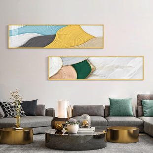 酒店客房床头画卧室床头装 源头 饰画简约宾馆民宿壁画批 新款 个性