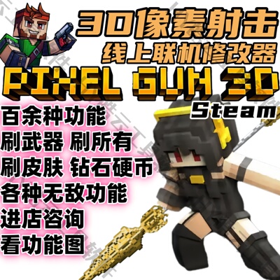 3D像素射击电脑版SteamPixelGun3D线上联机修改器稳定使用包更新G