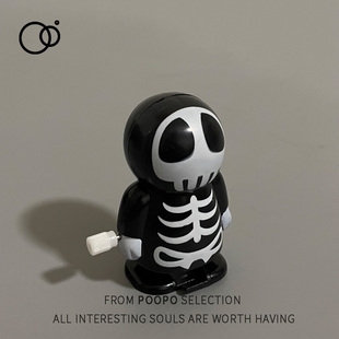 上发条会走路的骷髅小人会跑的上弦上链儿童玩具稀奇古怪小玩意