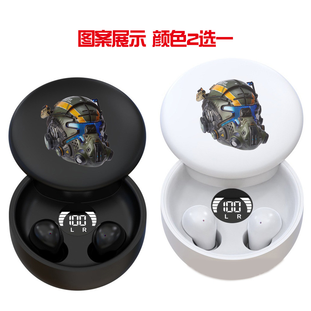 游戏周边Titanfall泰坦陨落2耳机 militia骷髅头个性无线蓝牙耳麦