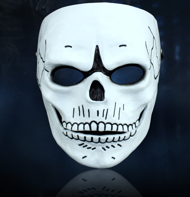 007幽灵党面具詹姆斯邦德Spectre mask恐怖骷髅头万圣节面具派对