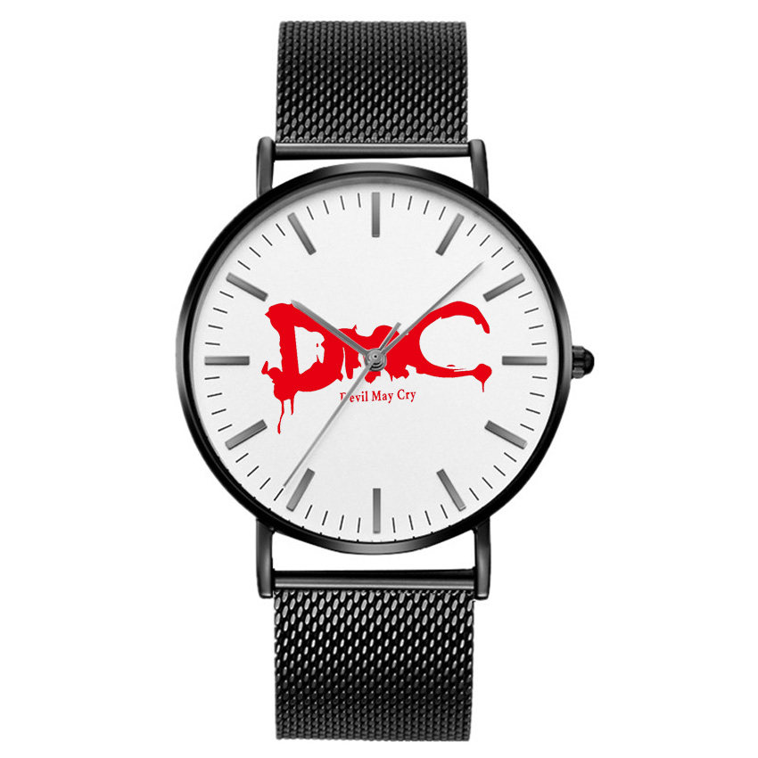 DMC鬼泣5但丁周边手表腕表 个性防水动漫游戏周边手表 潮男手表