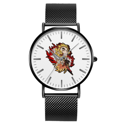 鬼灭之刃周边手表腕表 祢豆子善逸炭治郎二次元主题手表