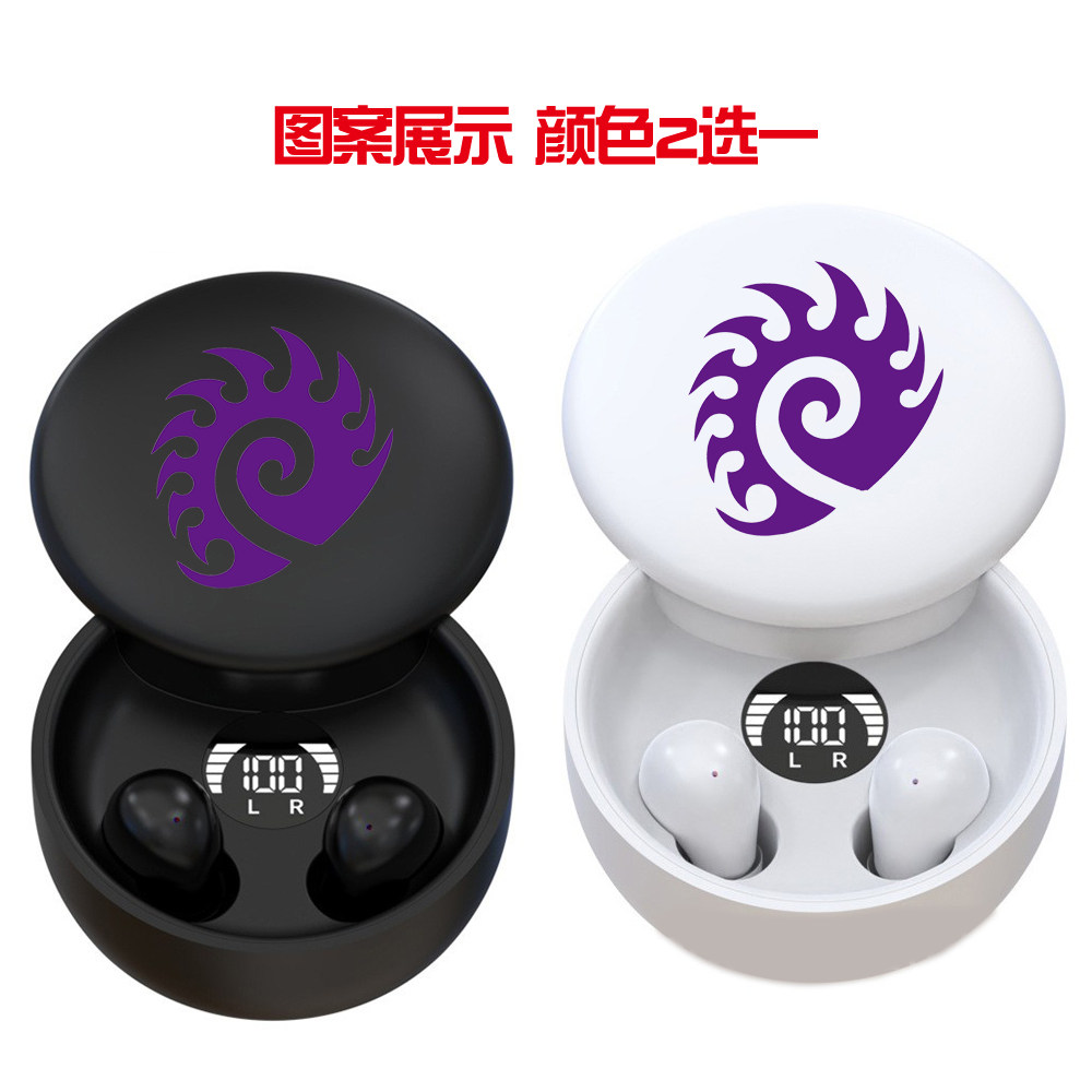 游戏周边 SC星际争霸种族耳机 人族神族虫族阵营徽标主题耳麦耳塞