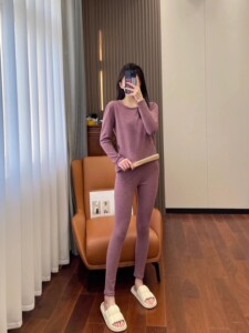 加厚驼绒！2023秋冬新款情侣款加绒蓄热保暖内衣套装秋衣秋裤内搭