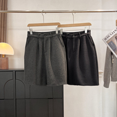 新款 自留推荐 冬季 通勤显瘦藏肉花苞短裙羊毛半身裙保暖毛呢裙女