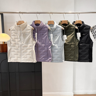大厂订单！秋冬90鸭绒户外骑行保暖轻薄运动羽绒背心外穿内搭马甲