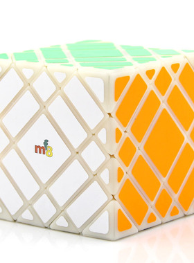 魔方吧mf8四层斜转魔方四阶异形黑彩原蓝色限量儿童益智玩具烧脑