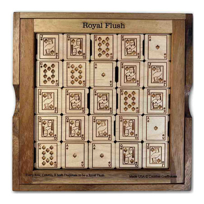 同花顺RoyalFlush木质益智拼图