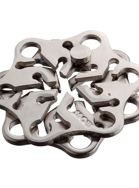 Cast Puzzle魔金Snow雪创意益智玩具Hanayama 雪花解锁烧脑谜题L2