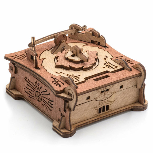 iDventure武士盒子Samurai Box木质机关盒益智烧脑解谜玩具Puzzle