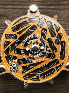 Siebenstein-Spiele三层迷宫Irrgarten 木质益智烧脑滚珠玩具解谜