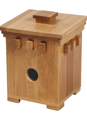 Fridolin竹子保险箱Bamboo-Safe 木质机关盒益智烧脑成人解谜玩具