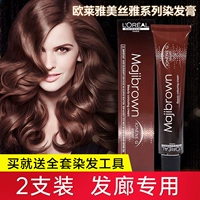 L'Oreal, коричневая натуральная краска для волос, 2023, не вызывает раздражения