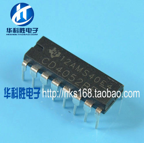 CD4052 CD4052BE 全新原装 直插DIP-16