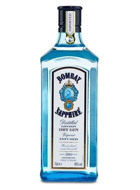 孟买蓝宝石金酒BOMBAYSAPPHIRE GIN杜松子酒鸡尾酒基酒洋酒750ml