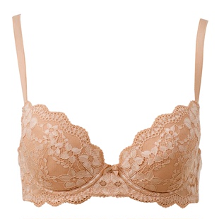 Triumph 089 黛安芬小胸聚拢集中水袋性感蕾丝单排扣女文胸H16