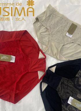 素思玛深巷琵琶时尚网纱个性平角女士内裤FB52417配套文胸FC32417