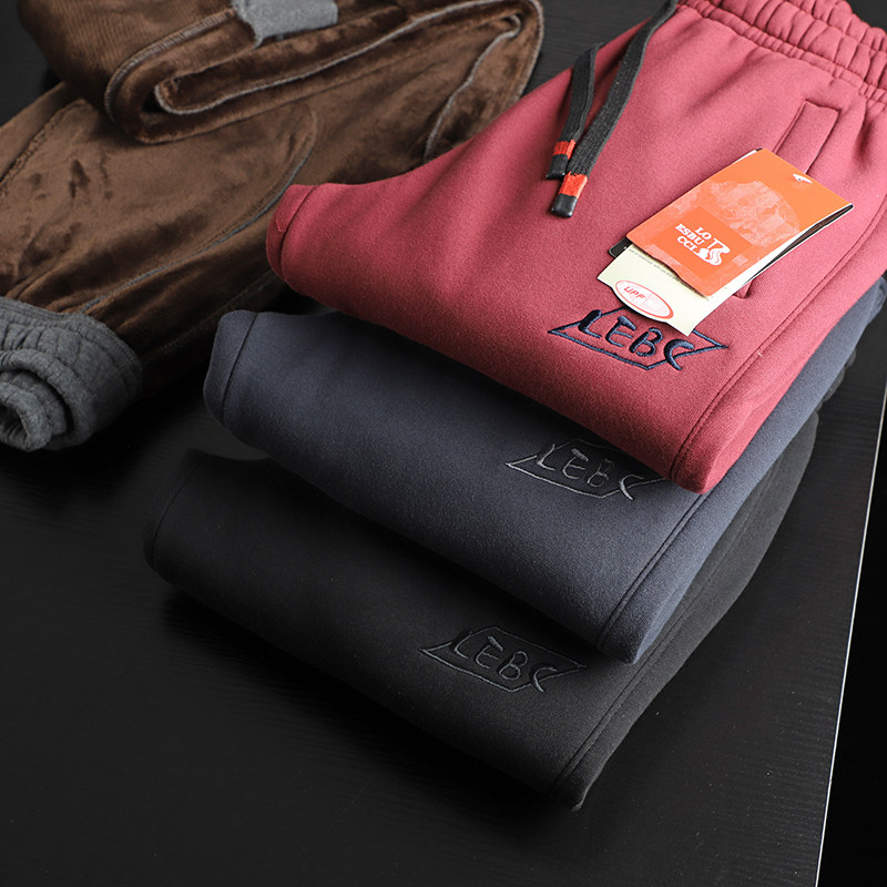 品质出色！高克重复合不倒绒！保暖有型！秋冬男加绒加厚束脚卫裤,男装,休闲裤,淘宝优惠券,粉丝福利购,淘宝优惠卷